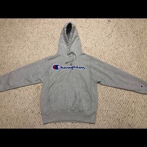 Women's Gray Champion Hoodie